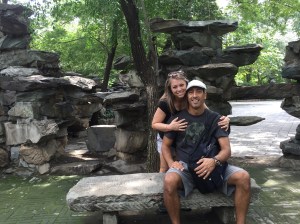 My better half, who is always up for an adventure.